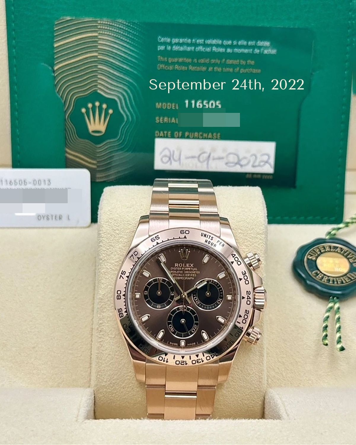 Rolex 116505