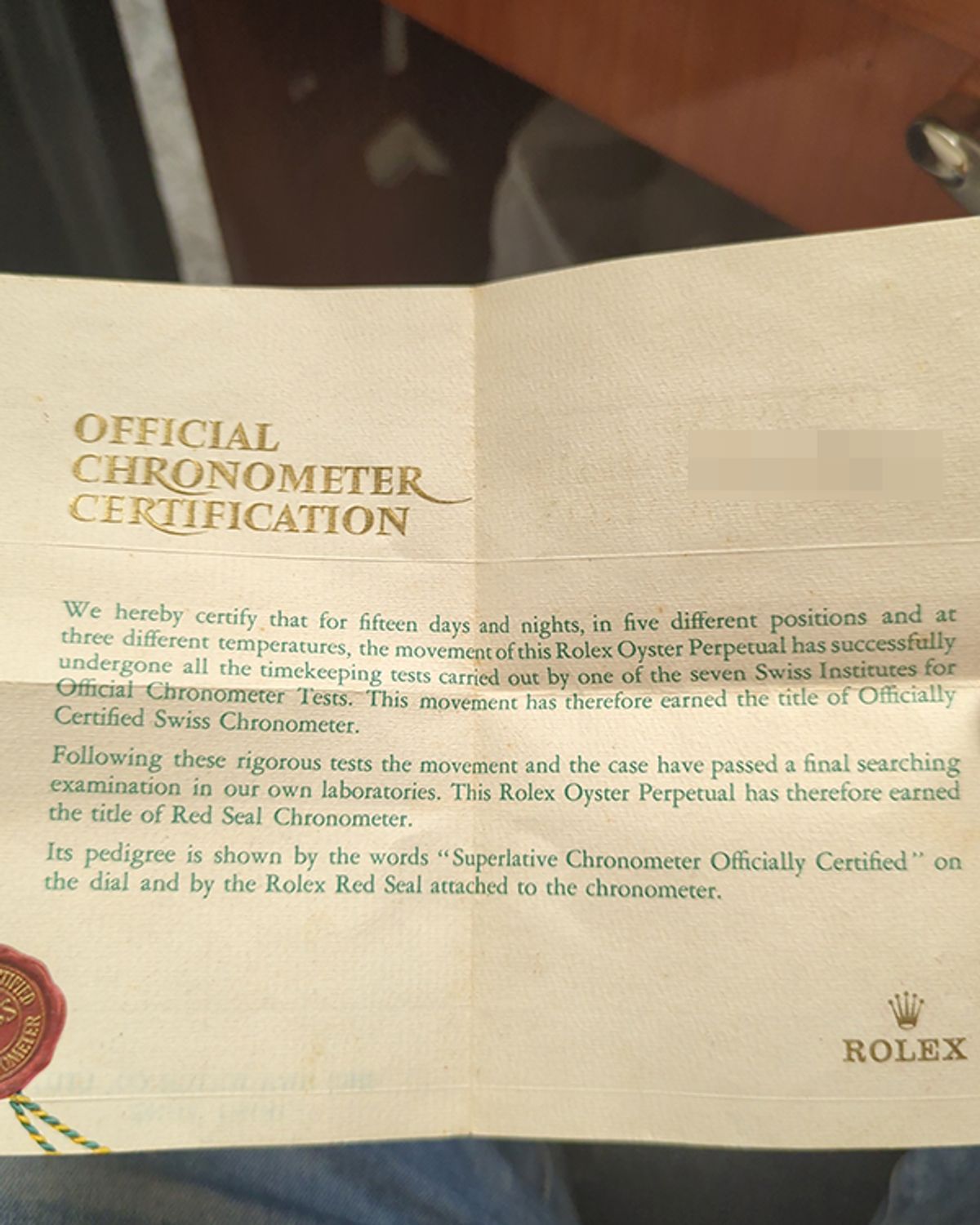 Rolex 1500