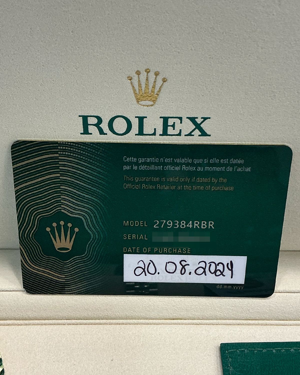 Rolex 279384RBR