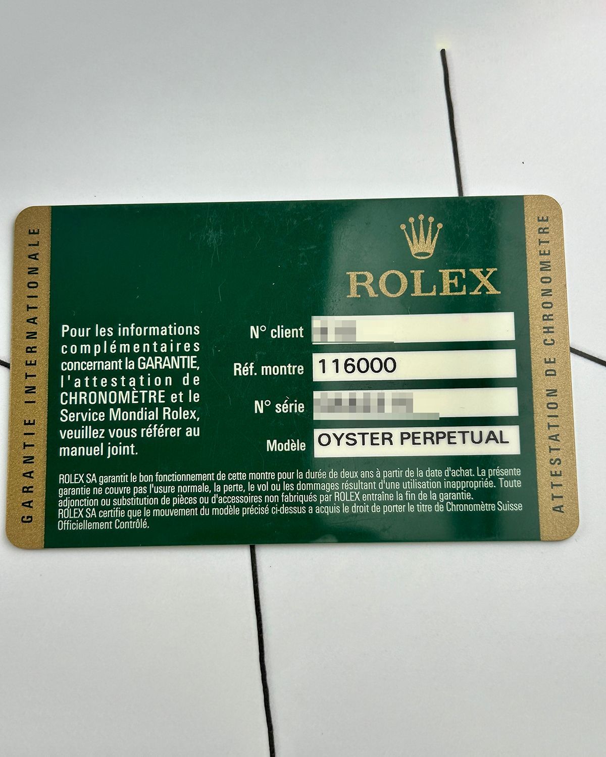Rolex 116000