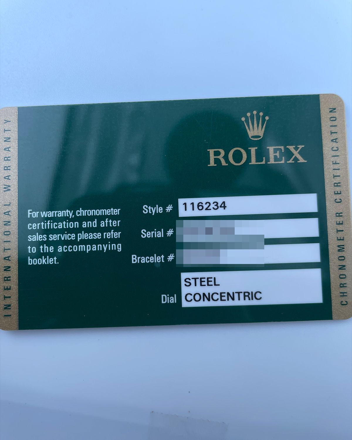 Rolex 116234