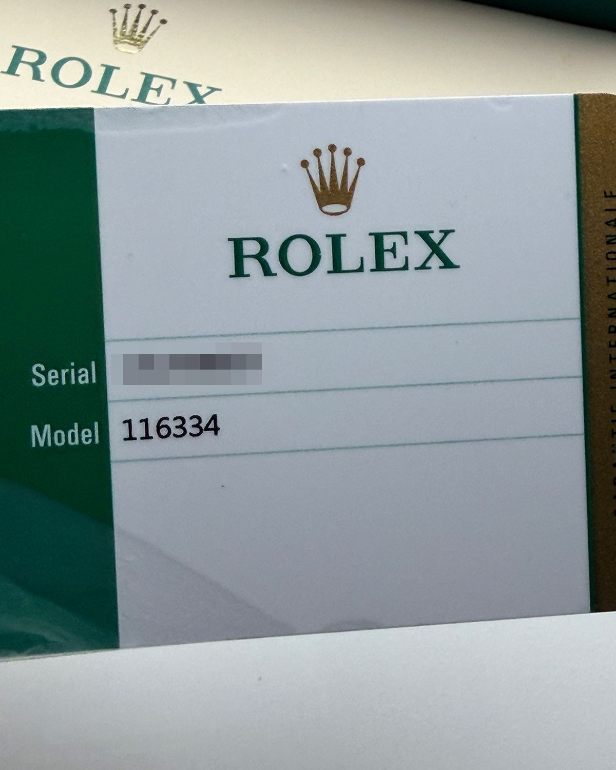 Rolex 116334