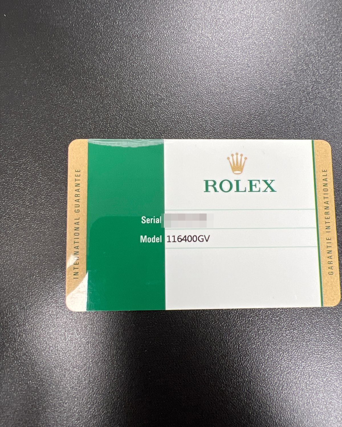 Rolex 116400GV