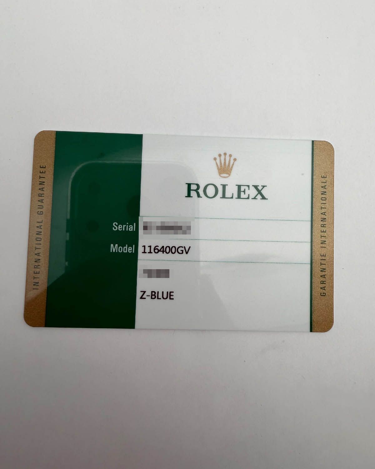 Rolex 116400GV