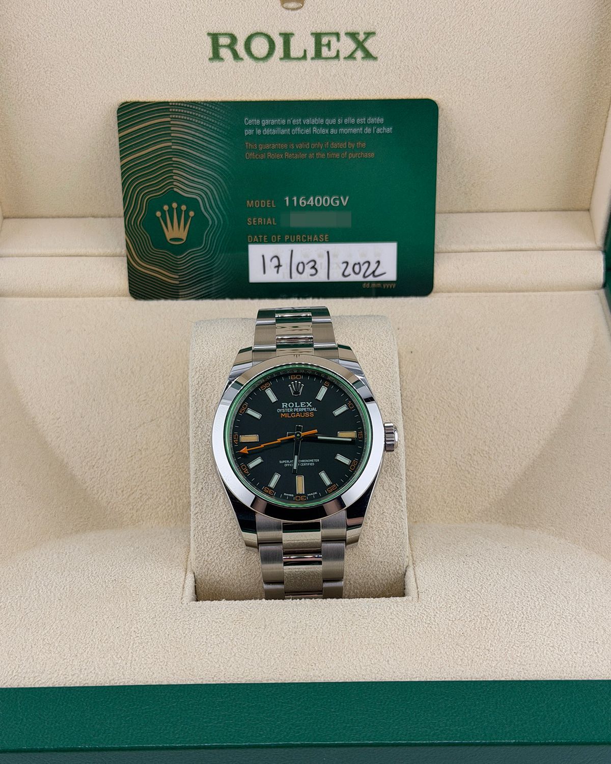 Rolex 116400GV
