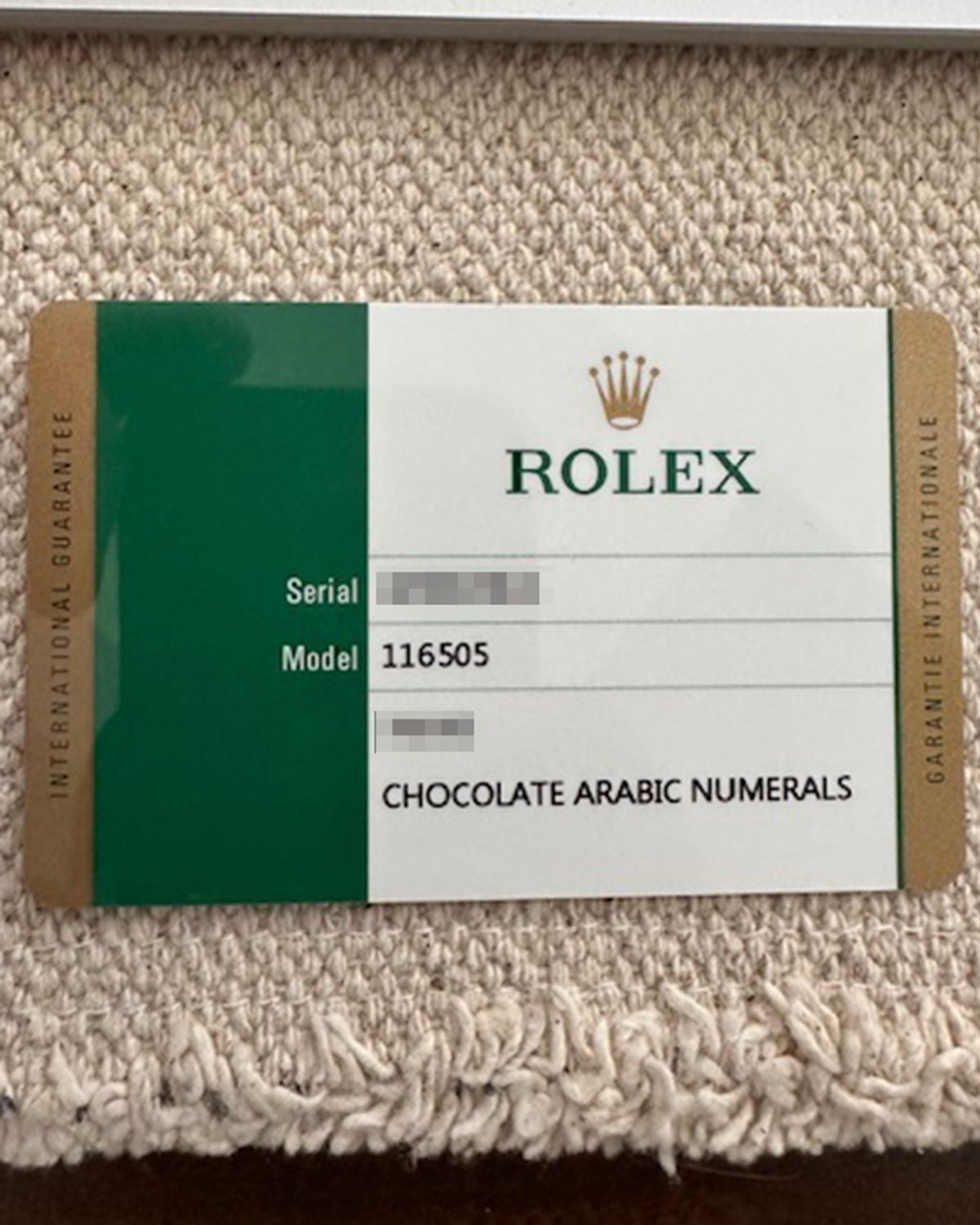 Rolex 116505