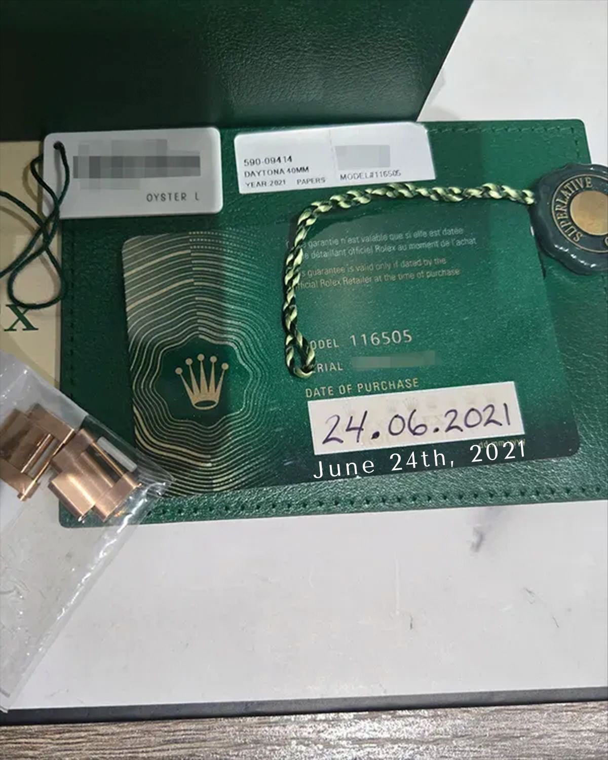 Rolex 116505