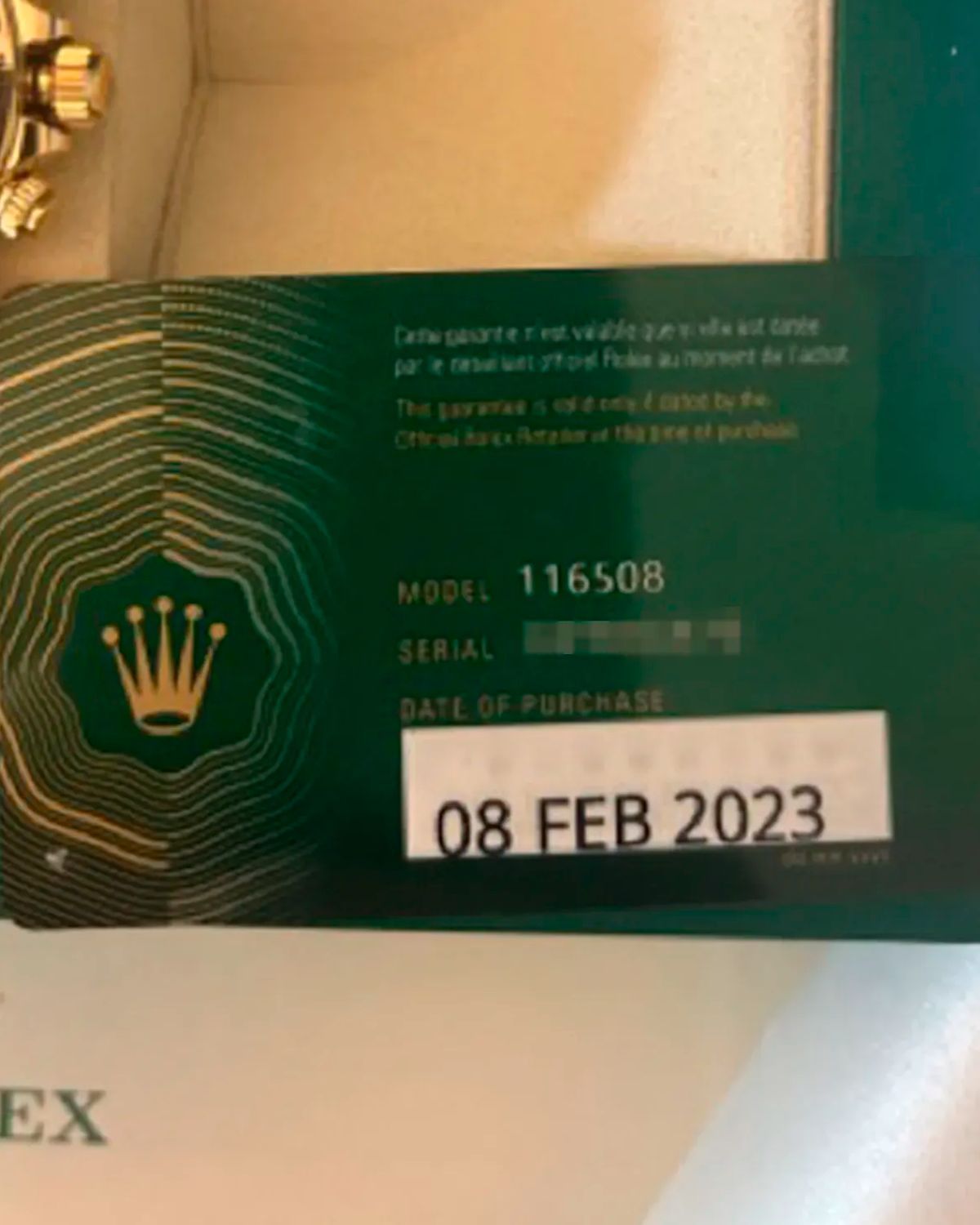 Rolex 116508