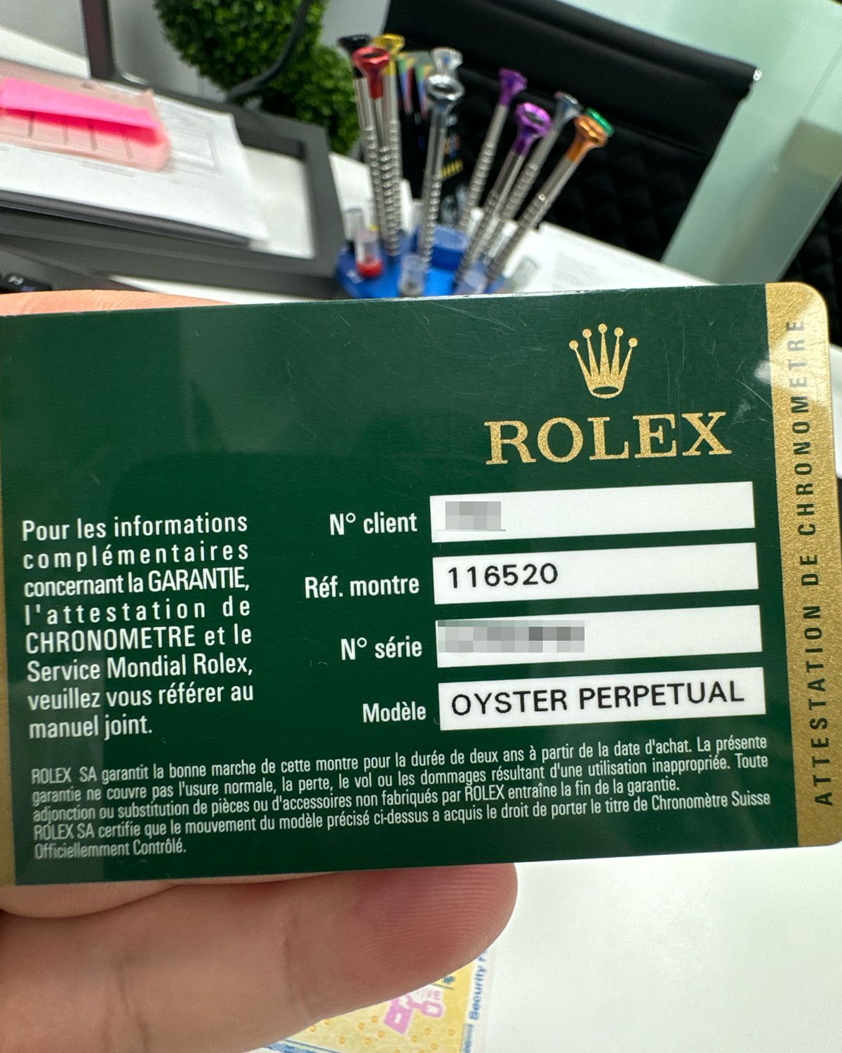 Rolex 116520