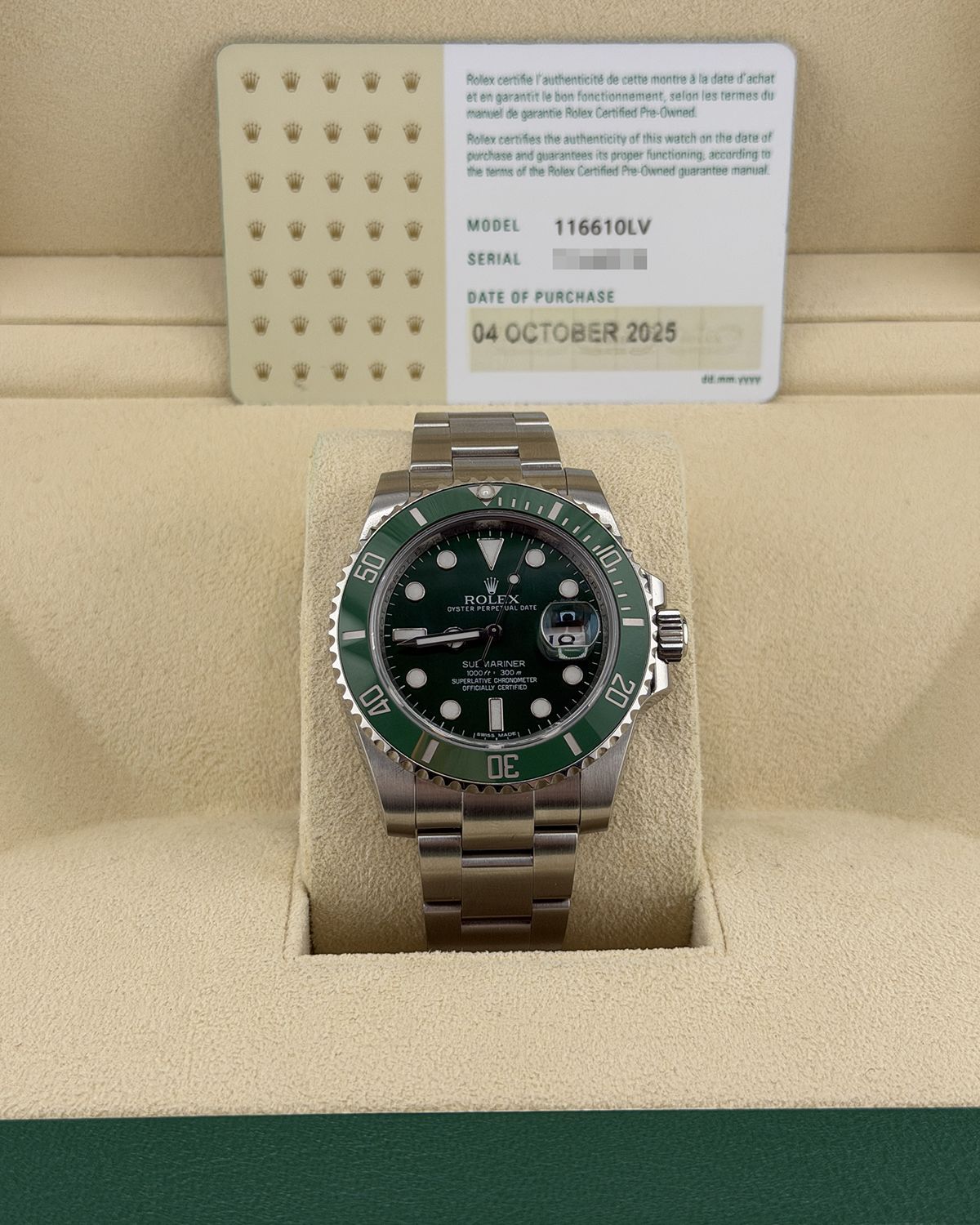 Rolex 116610LV