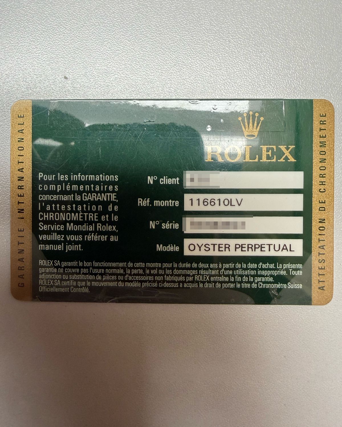 Rolex 116610LV
