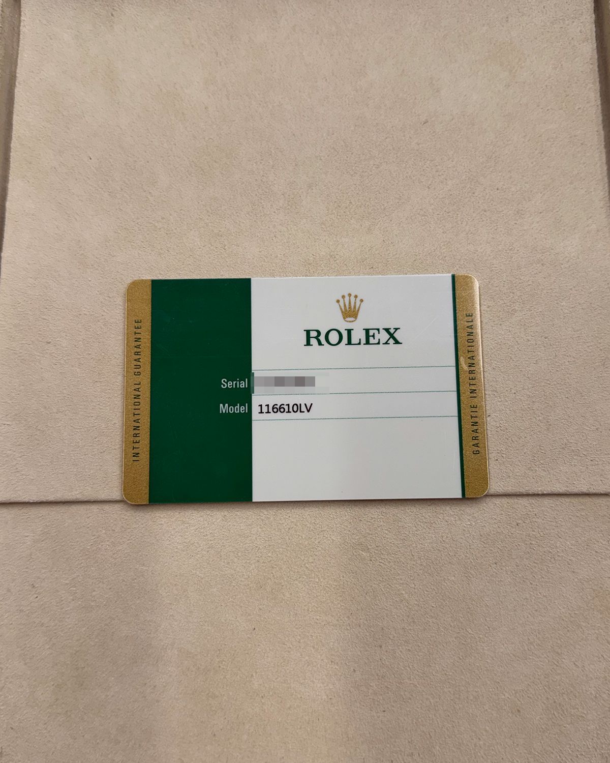 Rolex 116610LV