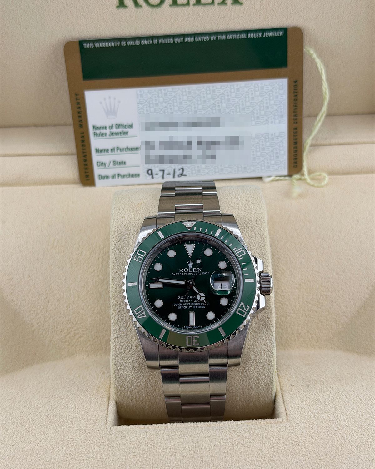 Rolex 116610V