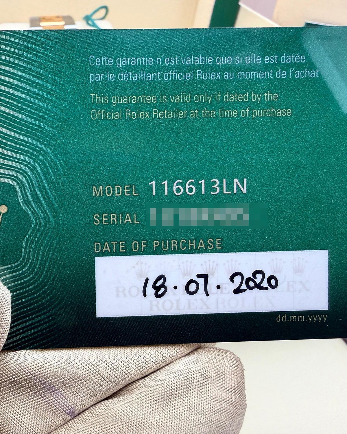 Rolex 116613LN