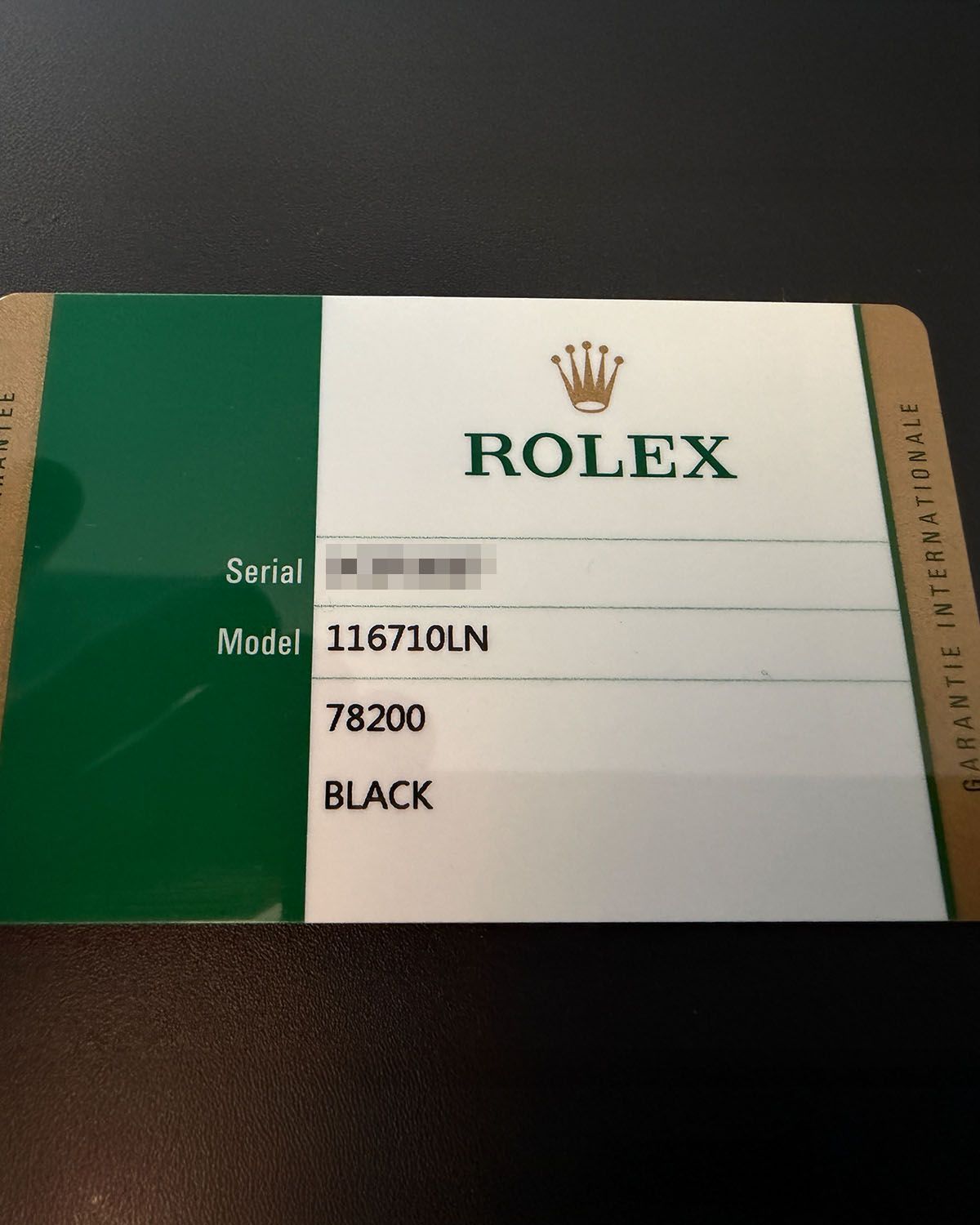Rolex 116710LN