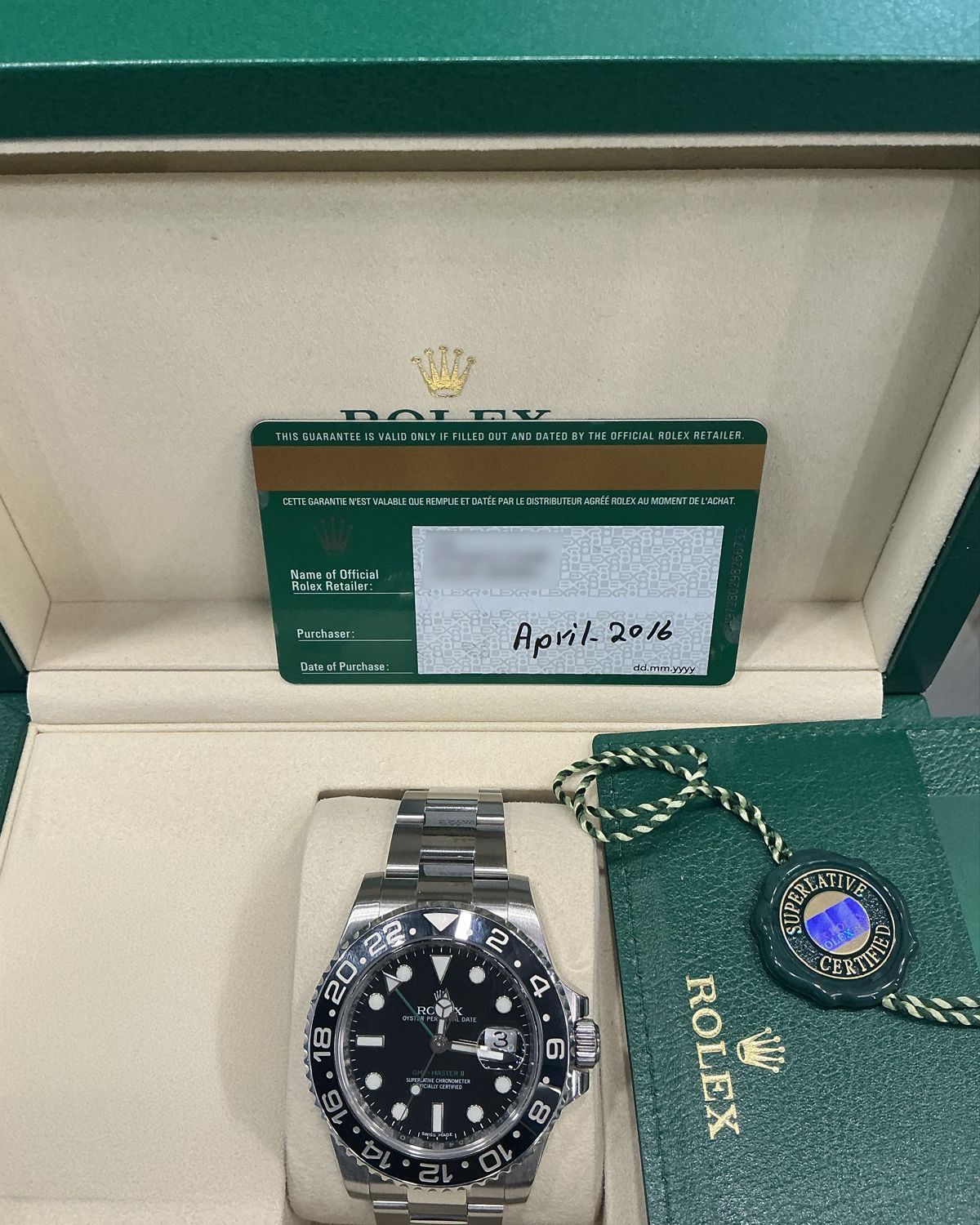 Rolex 116710LN
