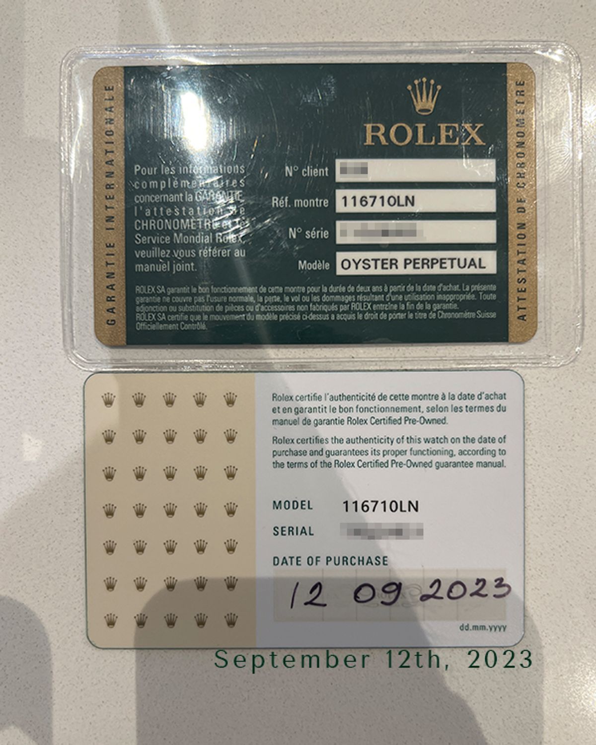 Rolex 116710LN