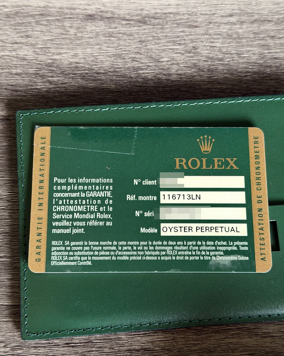 Rolex 116713LN
