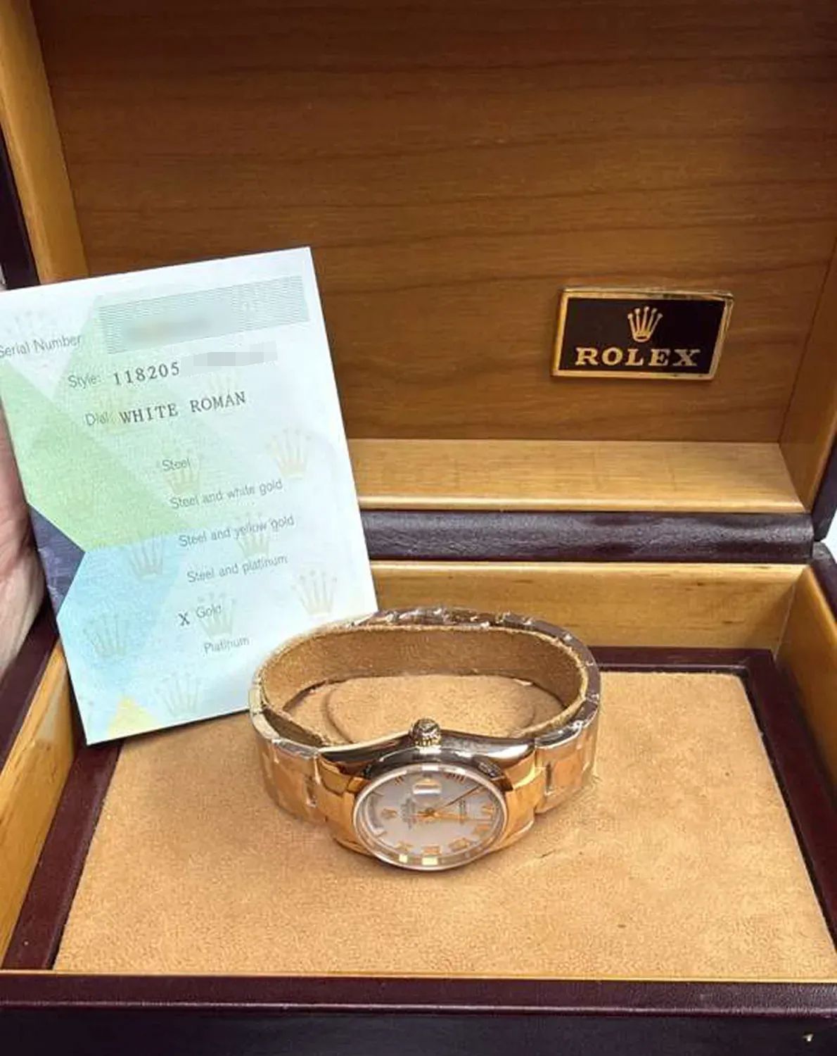 Rolex 118205