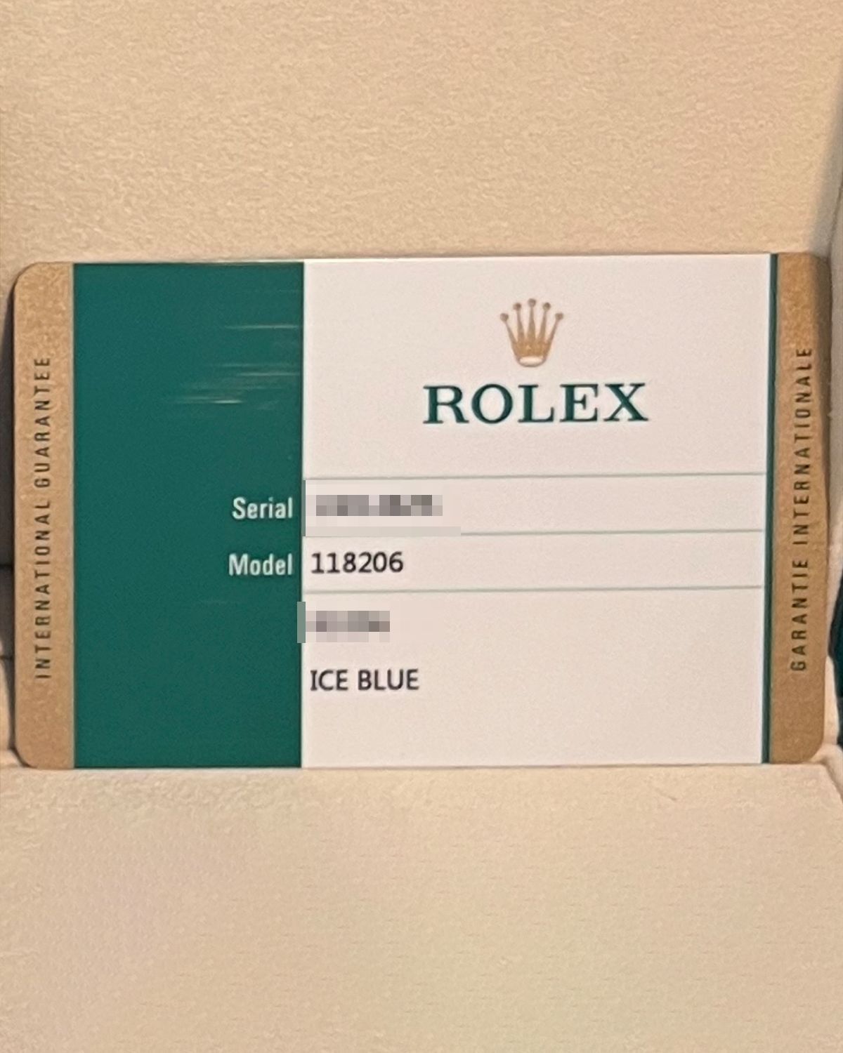 Rolex 118206