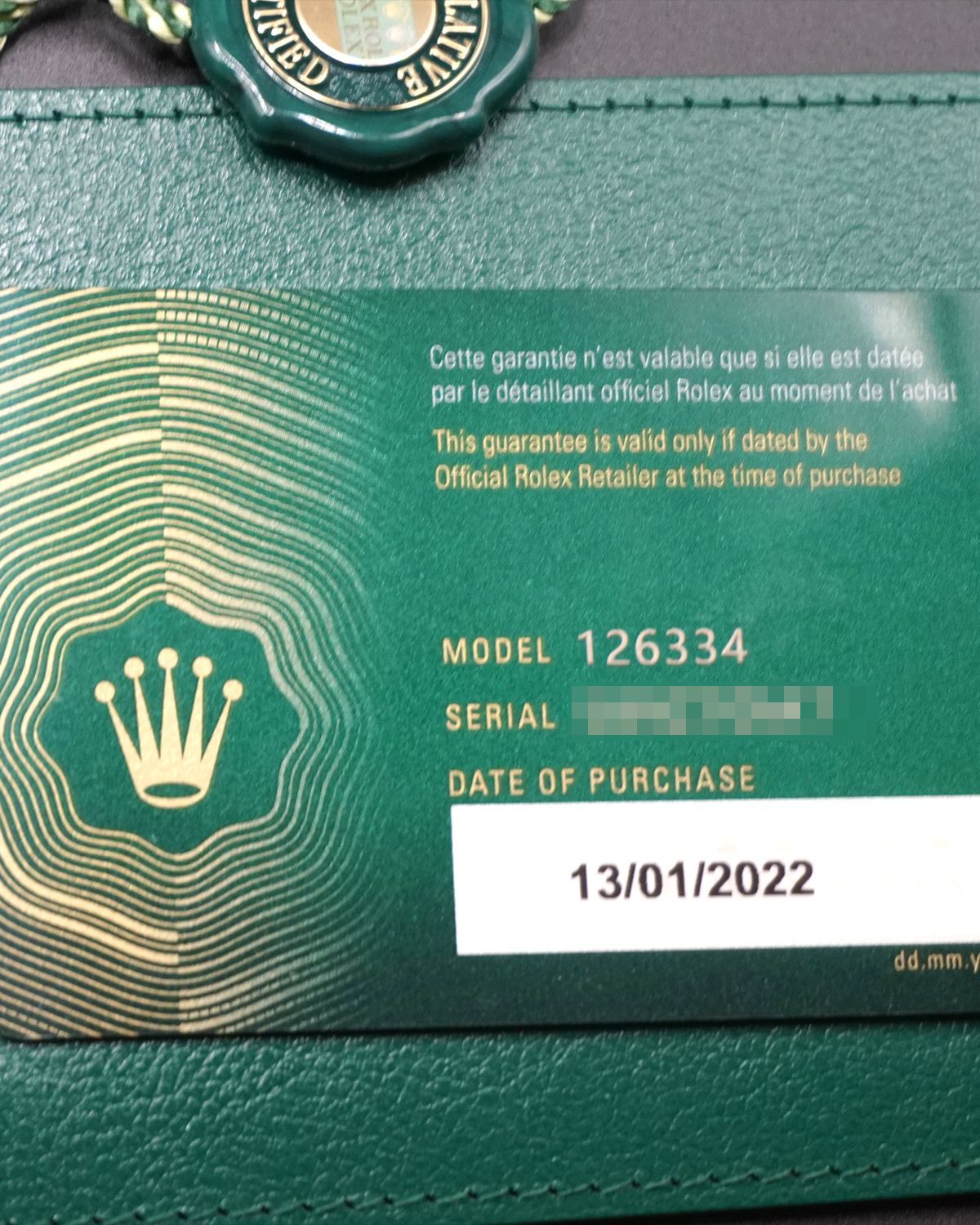 Rolex 126334