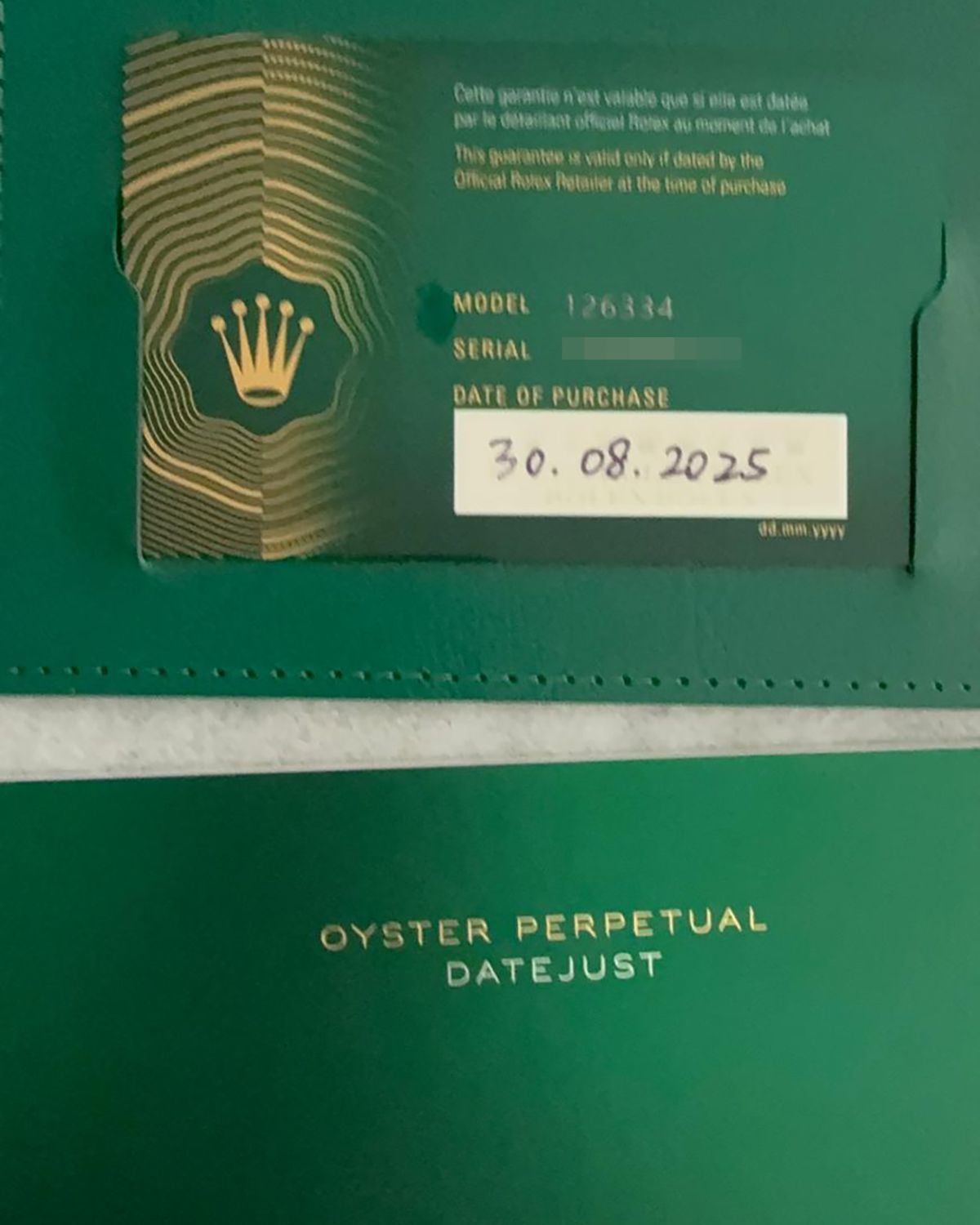 Rolex 126334