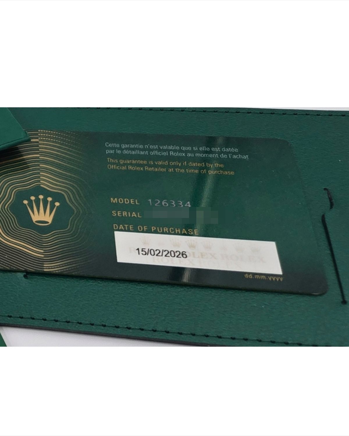 Rolex 126334