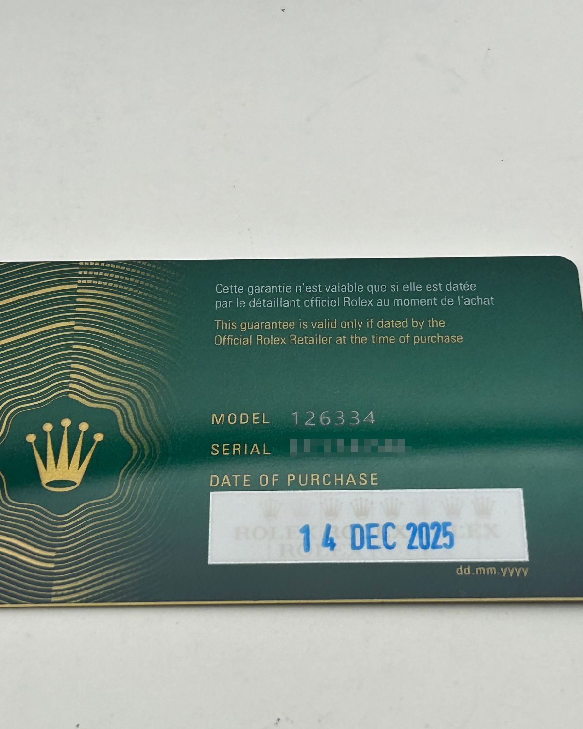 Rolex 126334