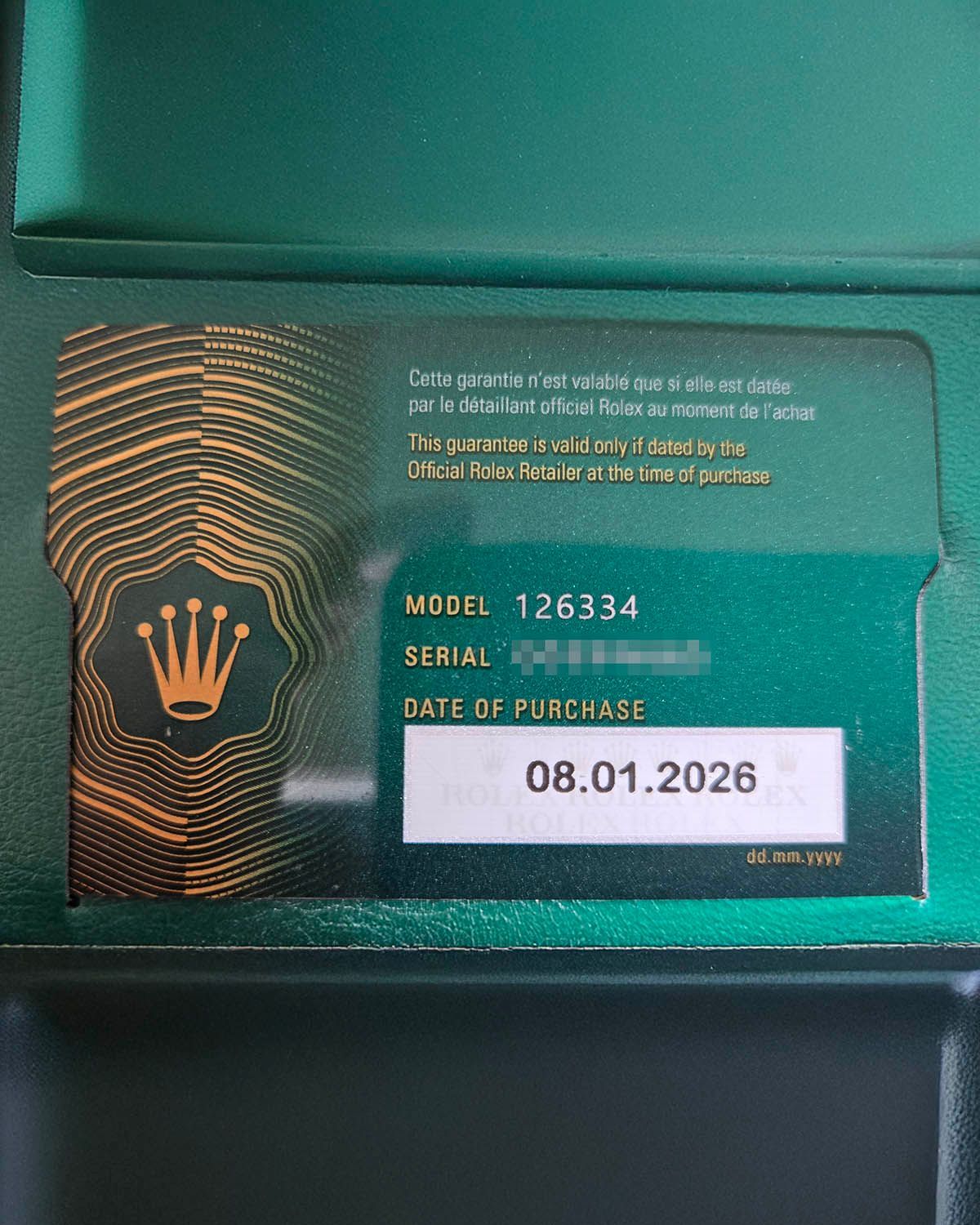 Rolex 126334