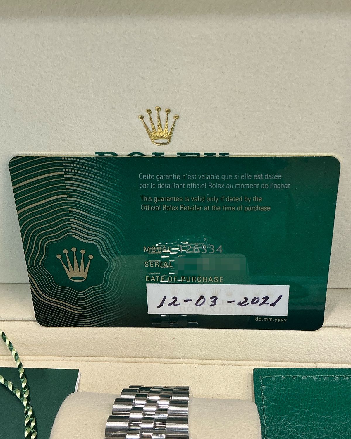 Rolex 126334