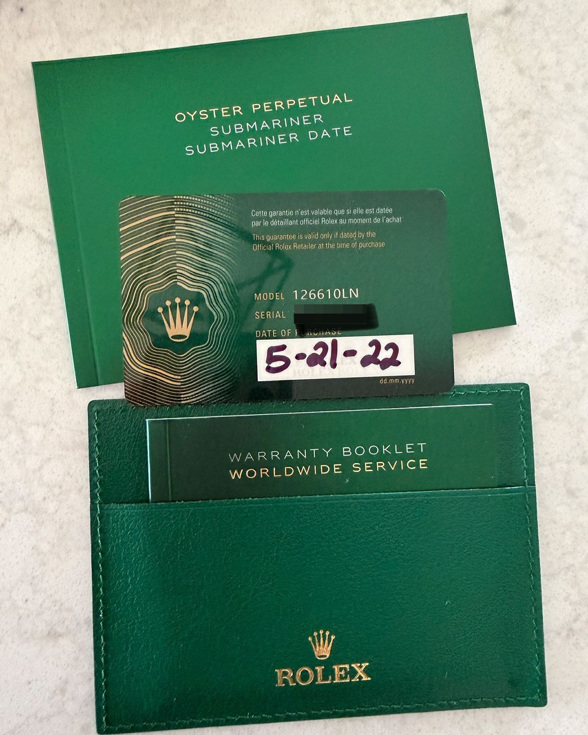Rolex 126610LN