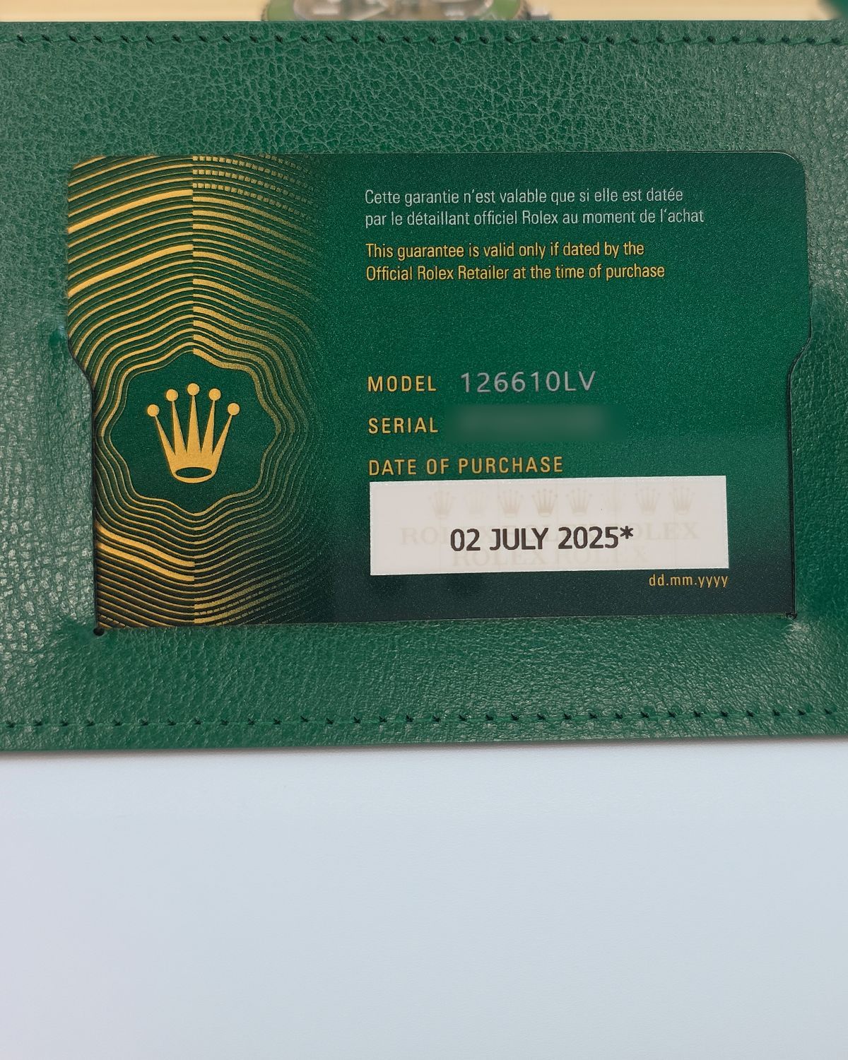Rolex 126610LV