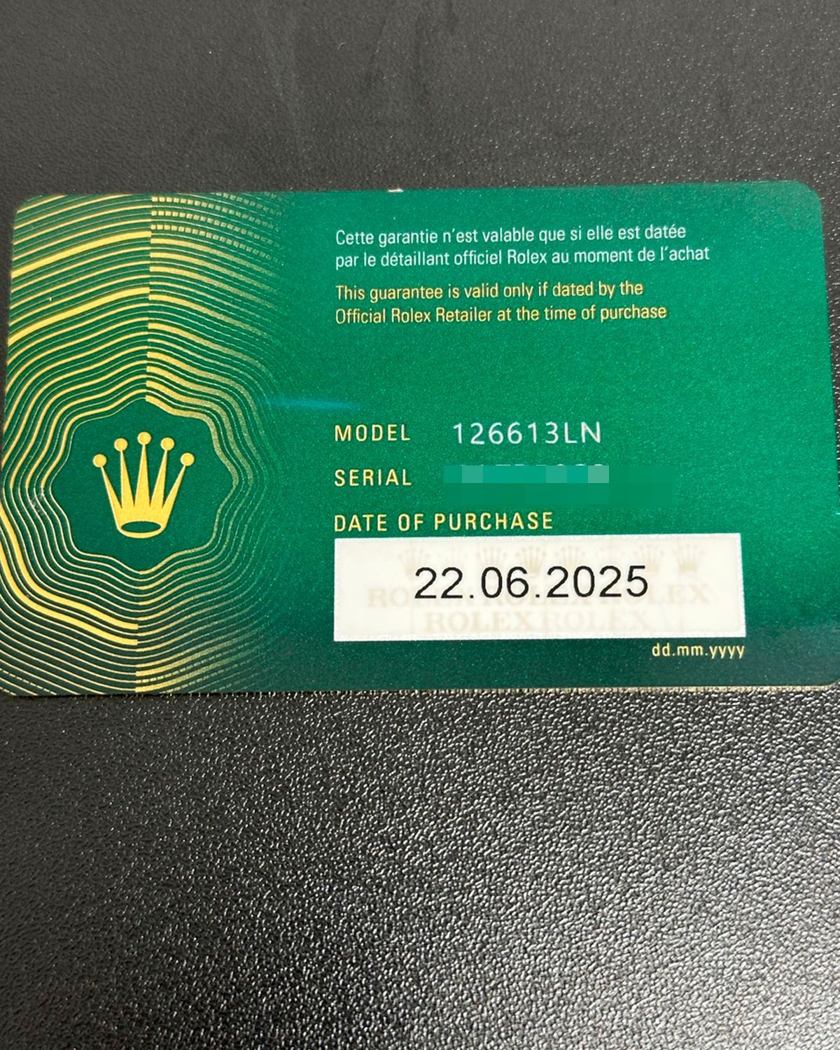 Rolex 126613LN
