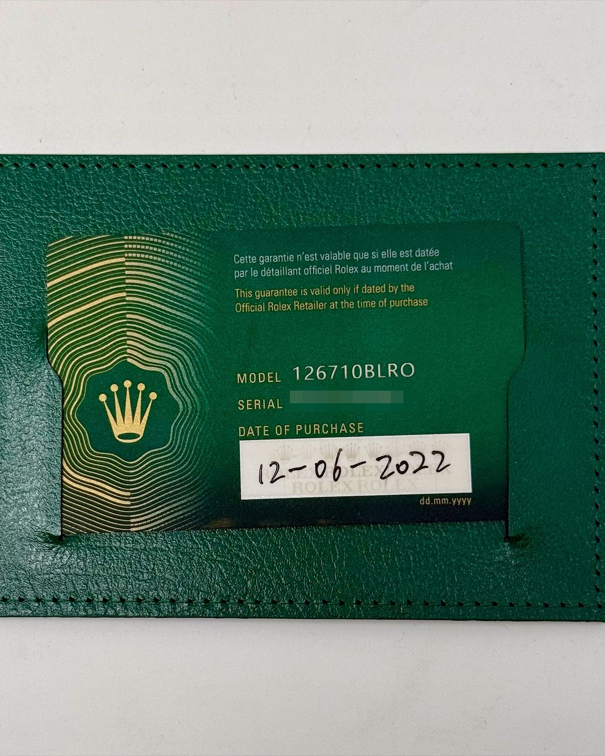 Rolex 126710BLRO
