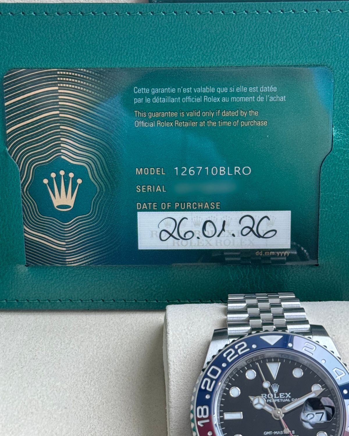 Rolex 126710BLRO