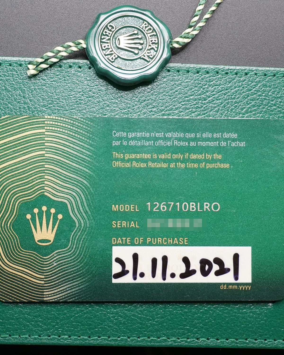 Rolex 126710BLRO