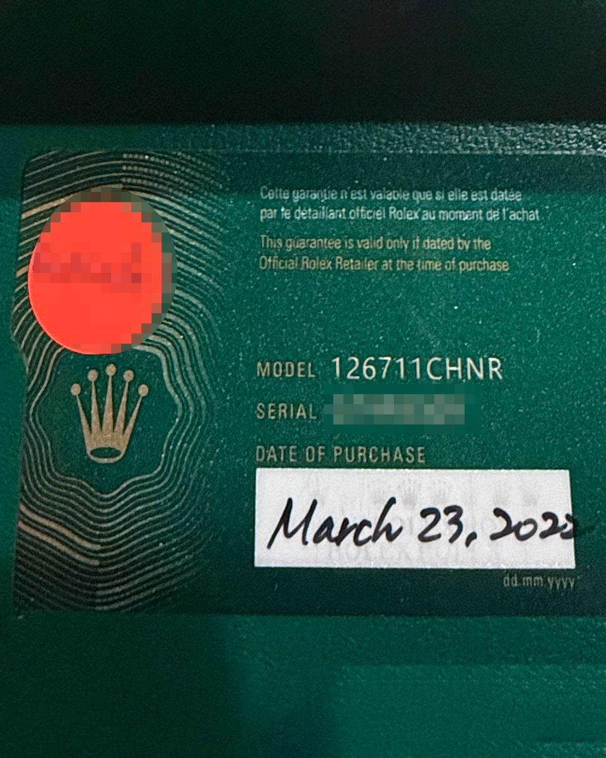 Rolex 126711