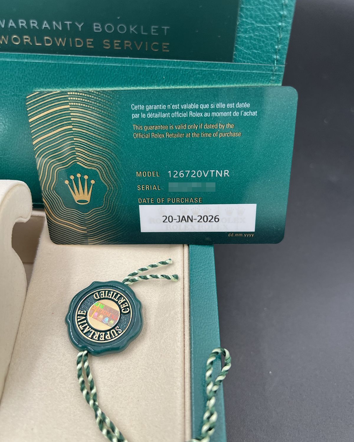 Rolex 126720VTNR