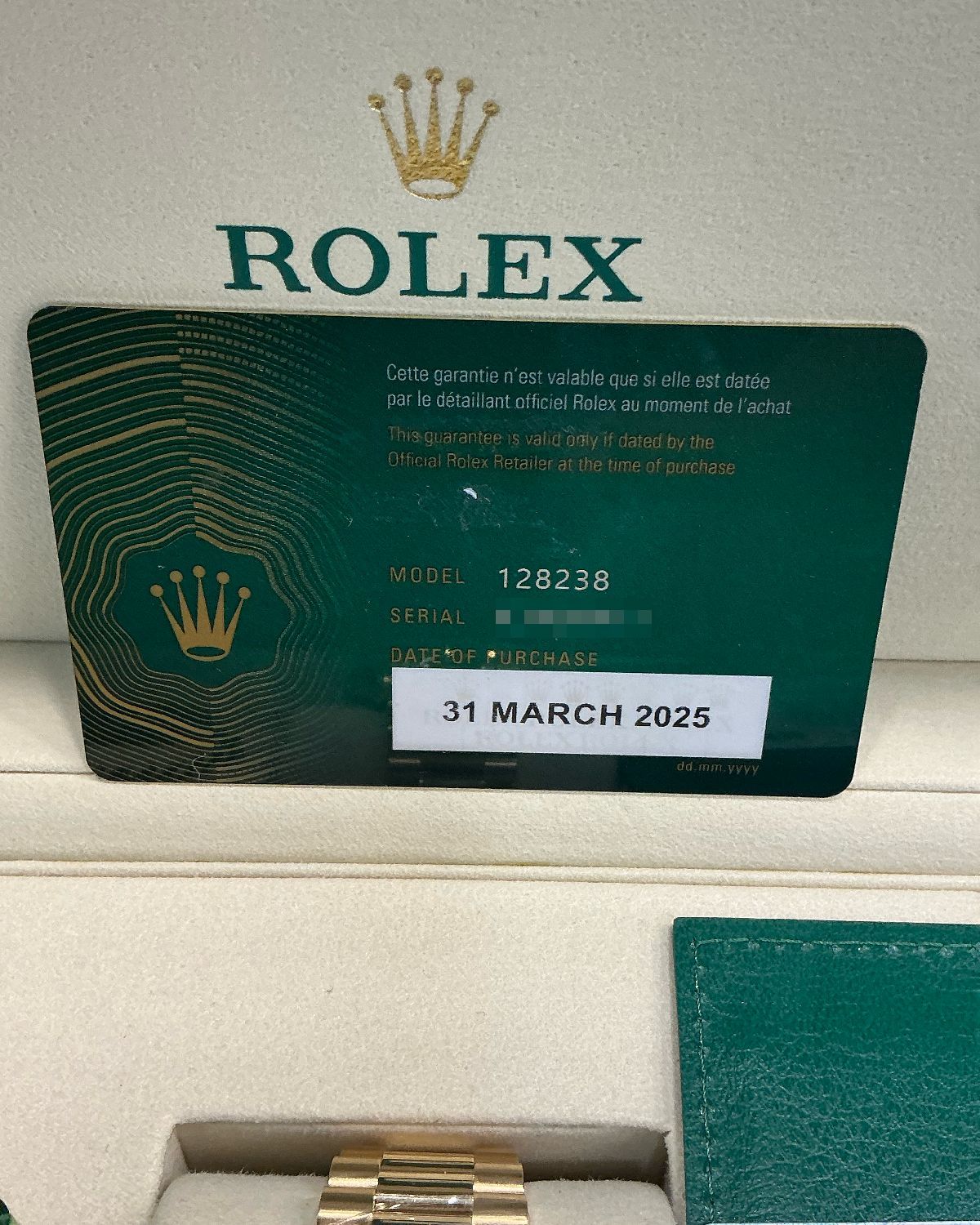 Rolex 128238