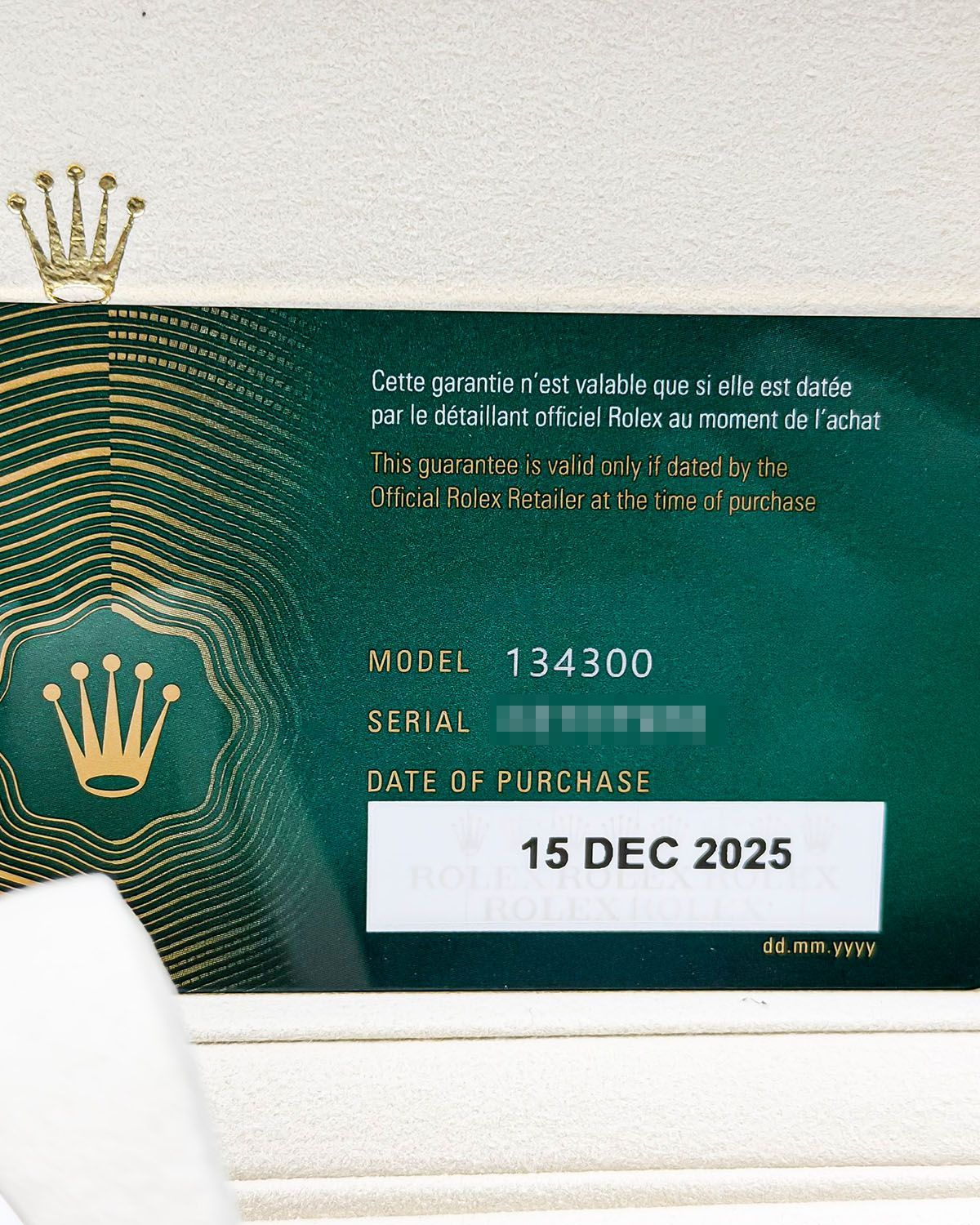 Rolex 134300
