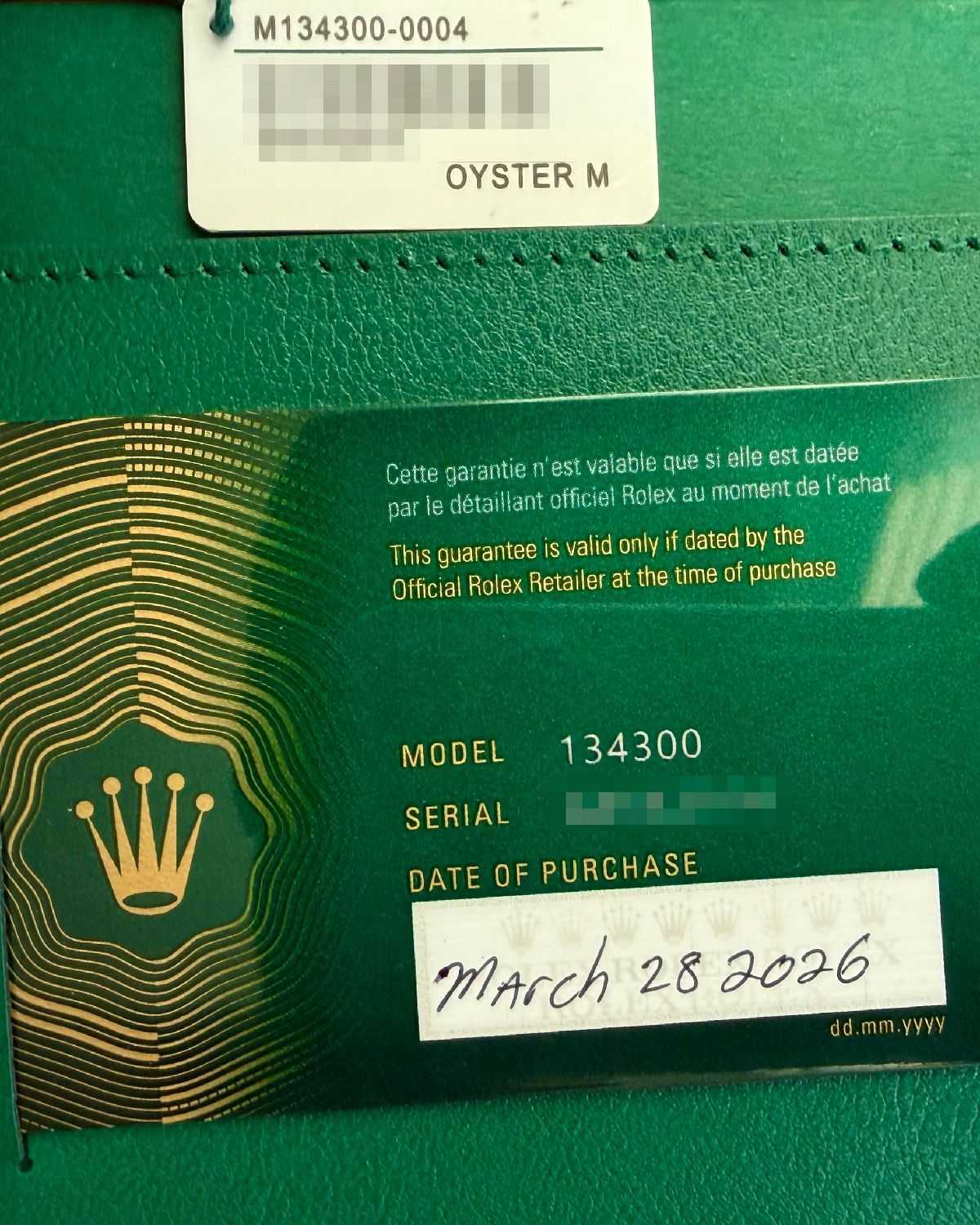 Rolex 134300