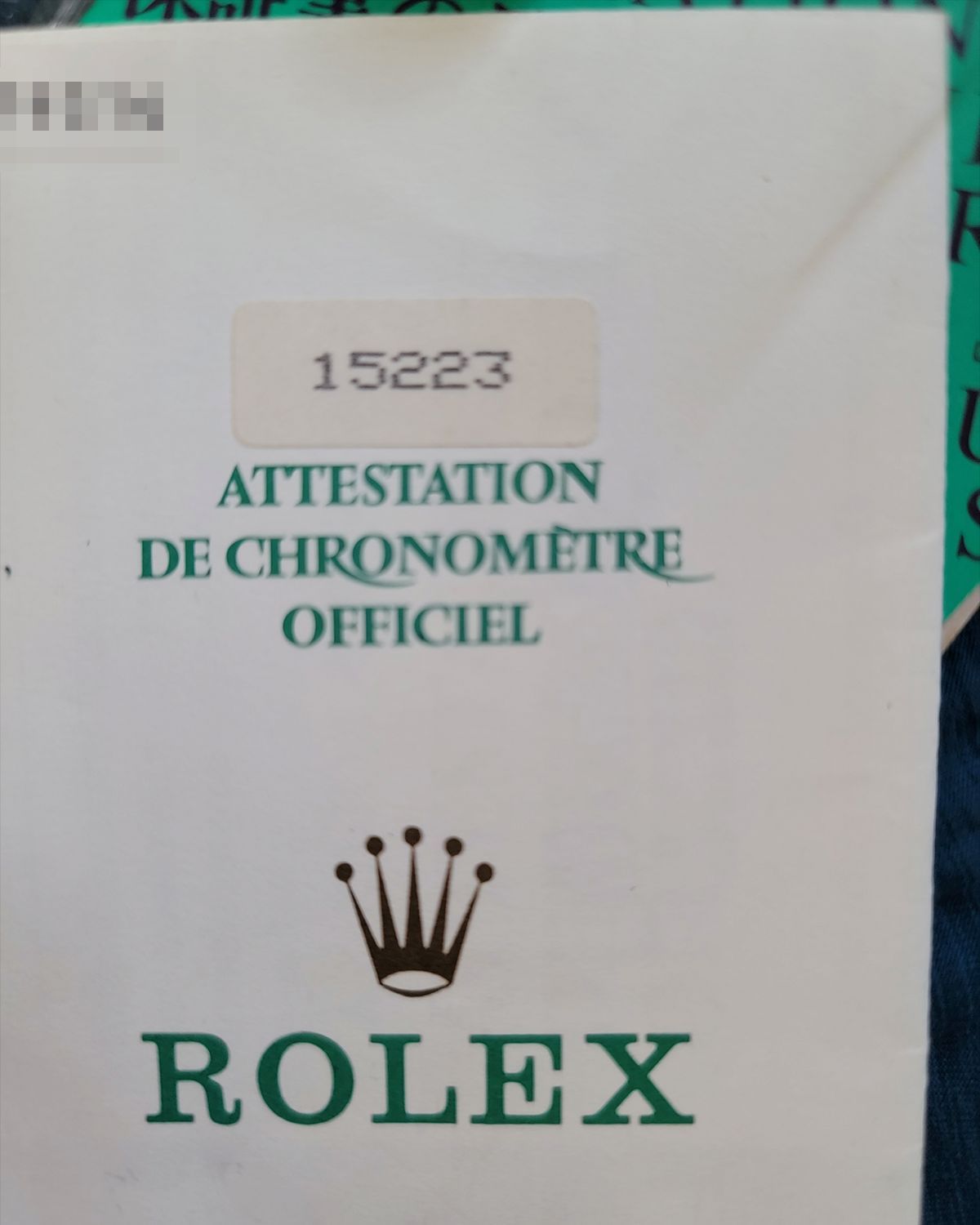 Rolex 15233