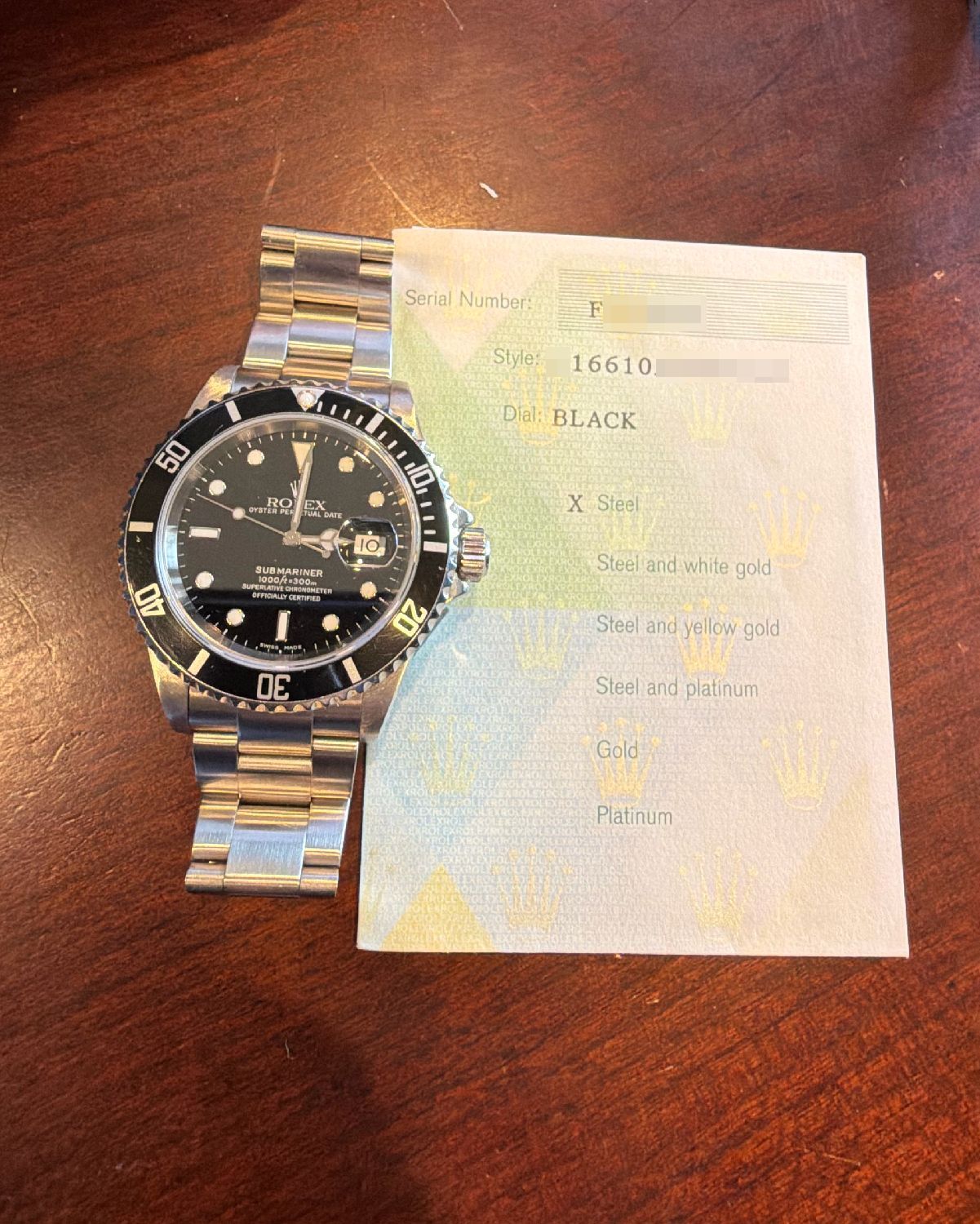 Rolex 16610