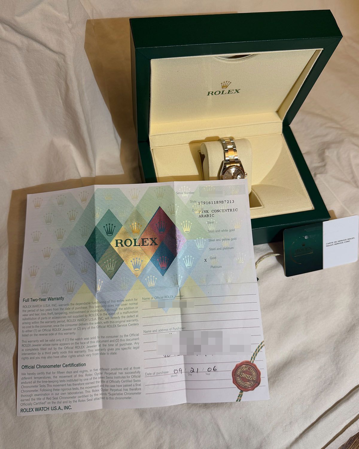Rolex 179161