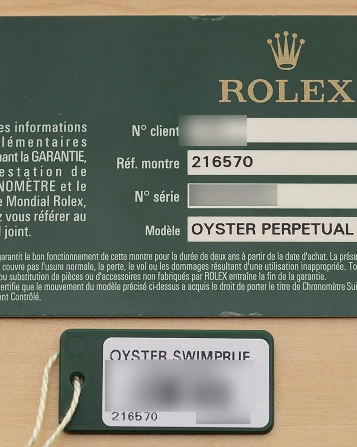 Rolex 216570