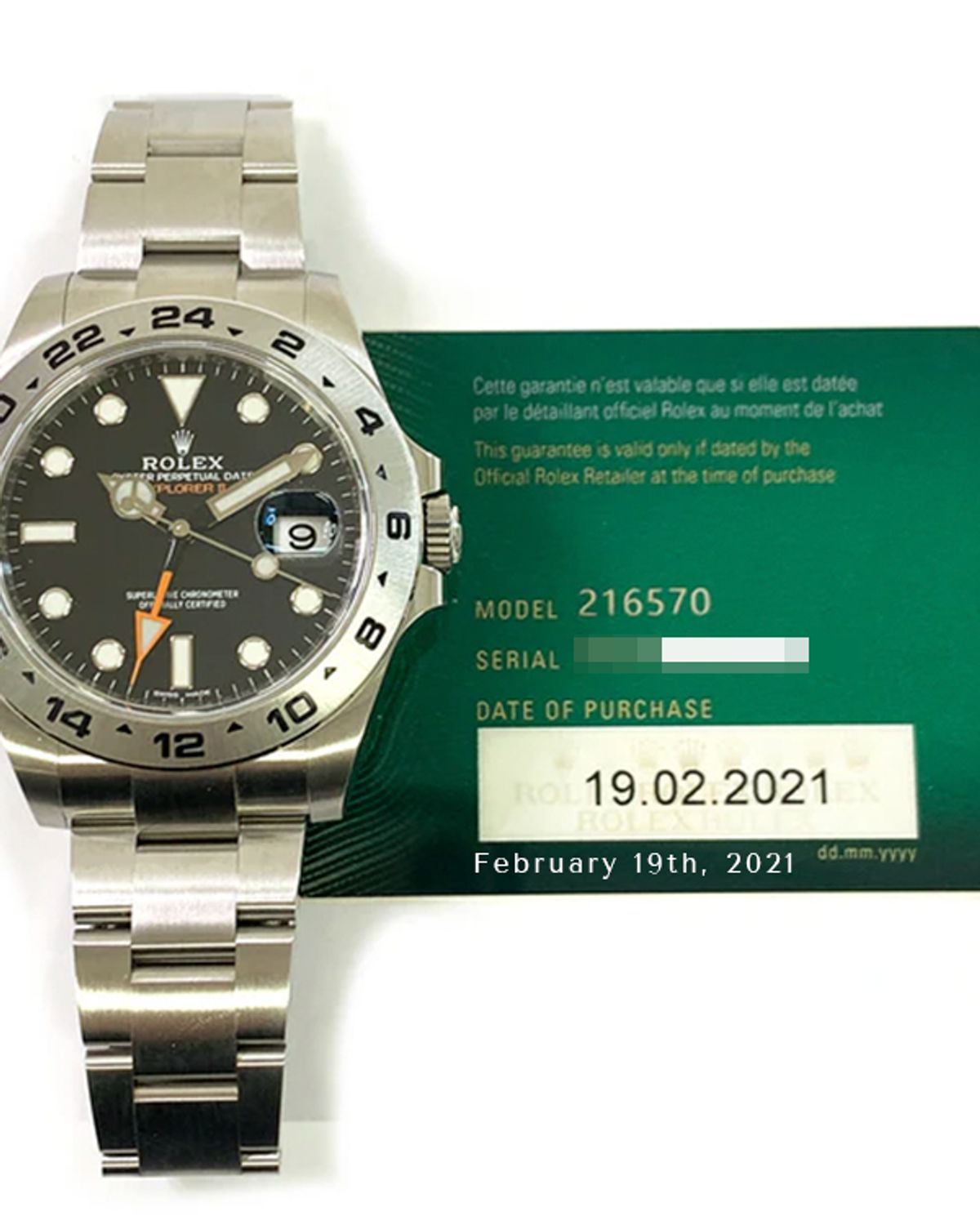 Rolex 216570