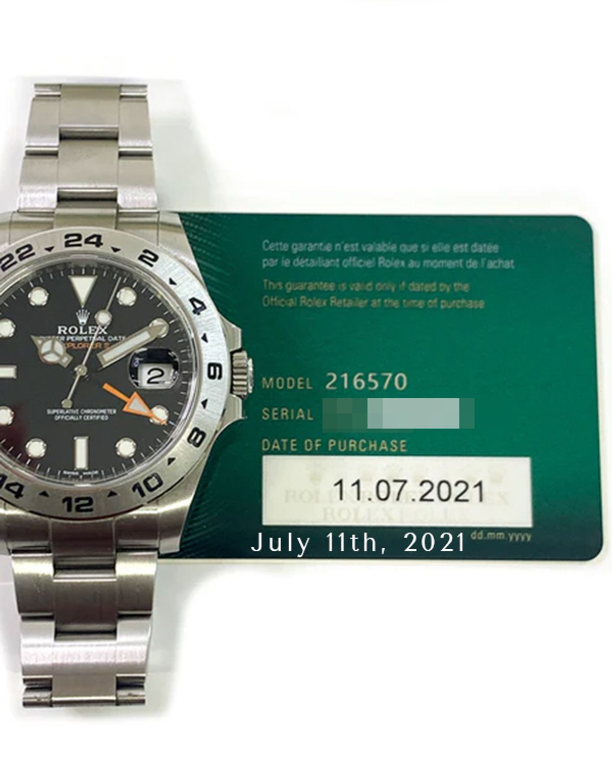 Rolex 216570