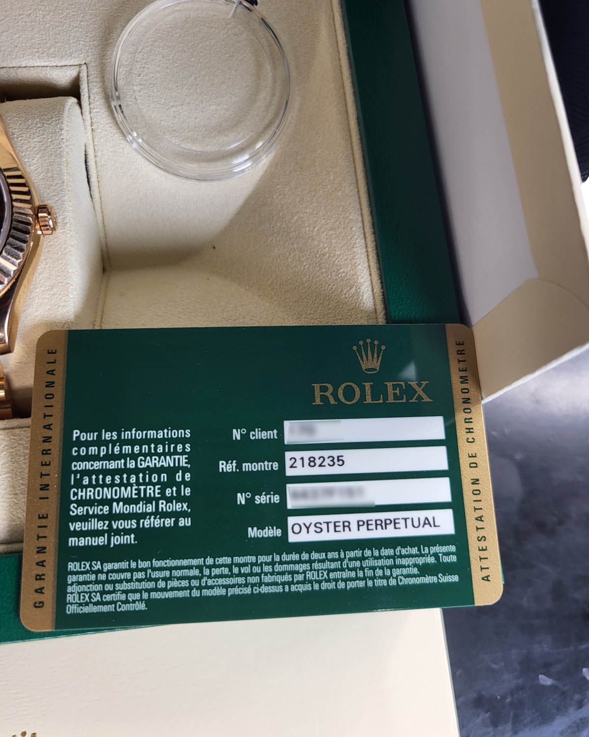 Rolex 218235