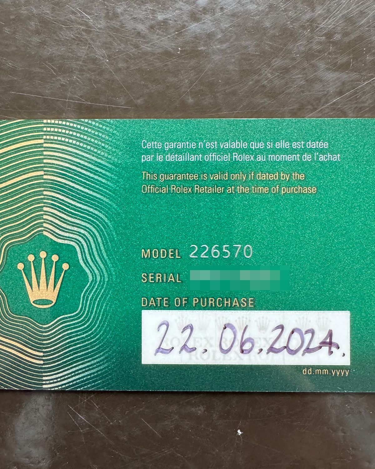 Rolex 226570