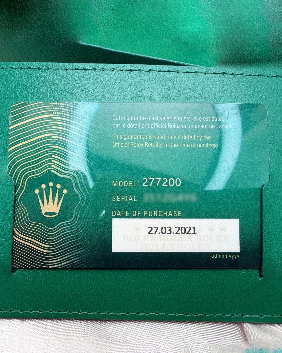 Rolex 277200